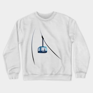 Cable Car Salzburg with passenger Crewneck Sweatshirt